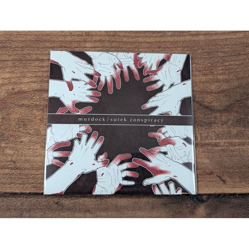 Murdock/Sutek‎ Conspiracy Split 7" Vinyl Record Hardcore Punk Limited Edition